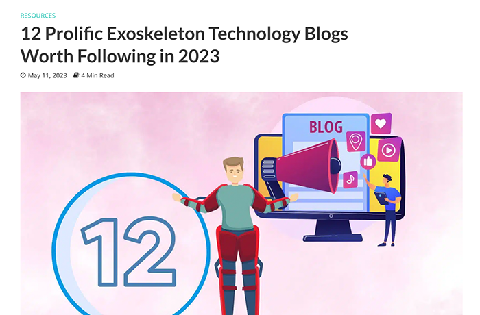行研 | 程天科技入選2023 ExR外骨骼行業洞察推薦目錄